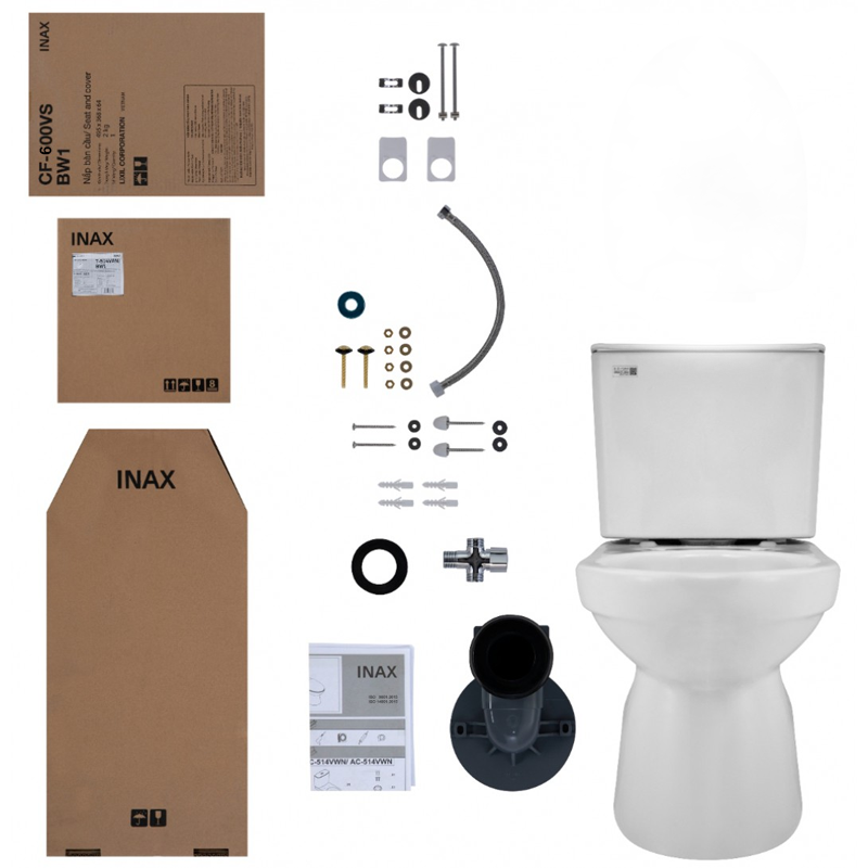 Bồn cầu INAX C-514VAN (C514VAN ) 2 khối nắp êm - Hình ảnh 2